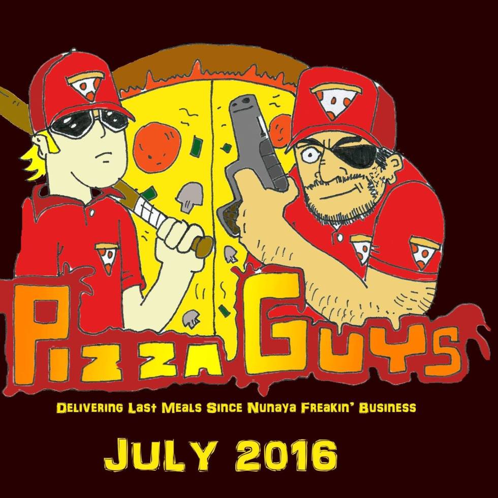 assassins, pizza guys, funny stories, short story, confidence, bath house, being brave